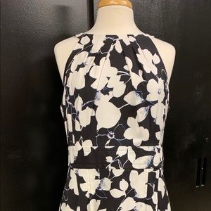 Black and White floral print dress